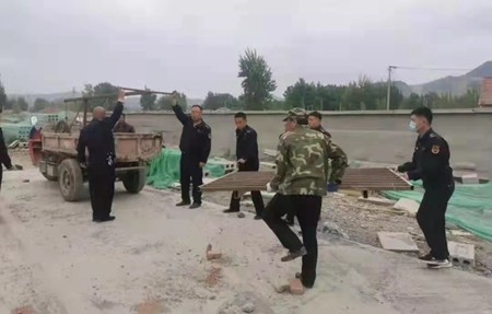 青州市廟子鎮(zhèn)：重拳整治私采濫挖非法洗砂守住生態(tài)資源“紅線”(圖3)