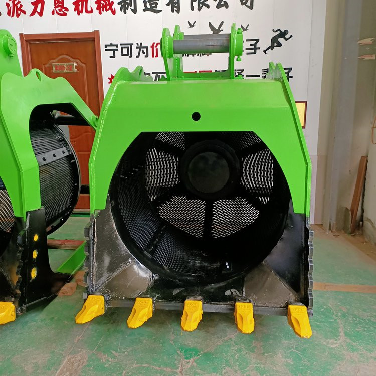 挖掘機篩分設備旋轉篩分斗洗沙斗泥土砂石分離機(圖2) 挖掘機篩分設備旋轉篩分斗洗沙斗泥土砂石分離機(圖2)
