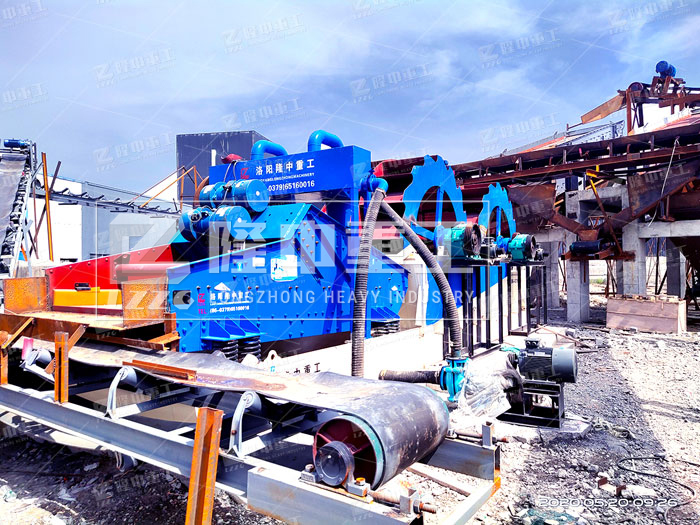 大型洗砂機設備工作現場,水洗石粉沙機型號介紹(圖3) 大型洗砂機設備工作現場,水洗石粉沙機型號介紹(圖3)