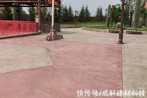 彩色混凝土洗砂藝術地坪施工單位(圖3)