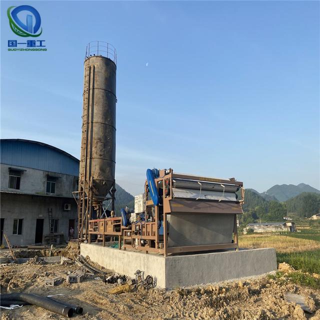 洗砂污泥處理流程帶式壓濾機泥漿處理(圖1) 洗砂污泥處理流程帶式壓濾機泥漿處理(圖1)