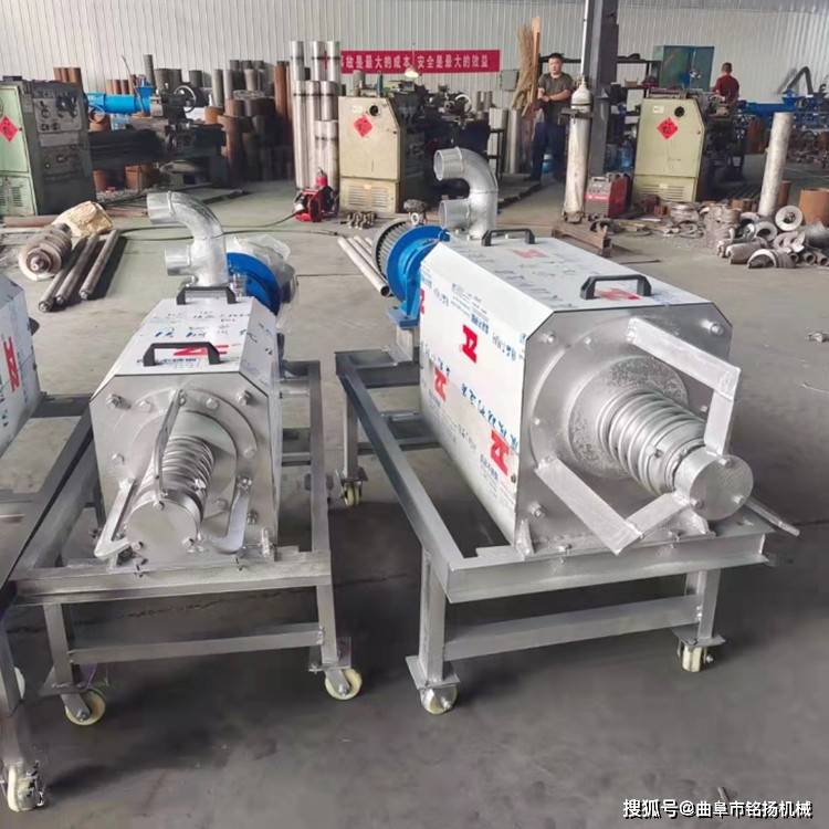 斜篩式豬糞分離機豬糞擠壓脫水機(圖1)