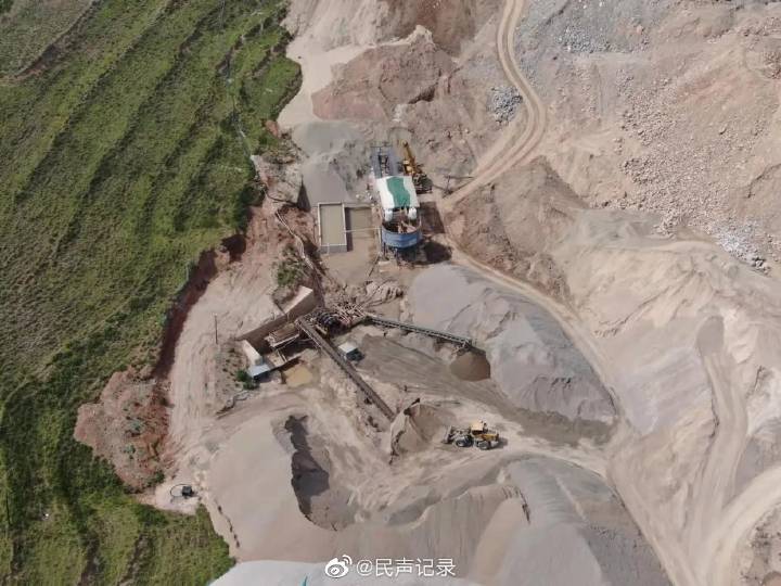 河北淶源縣砂石料加工疑似散亂污長期違規生產無人監管(圖3)