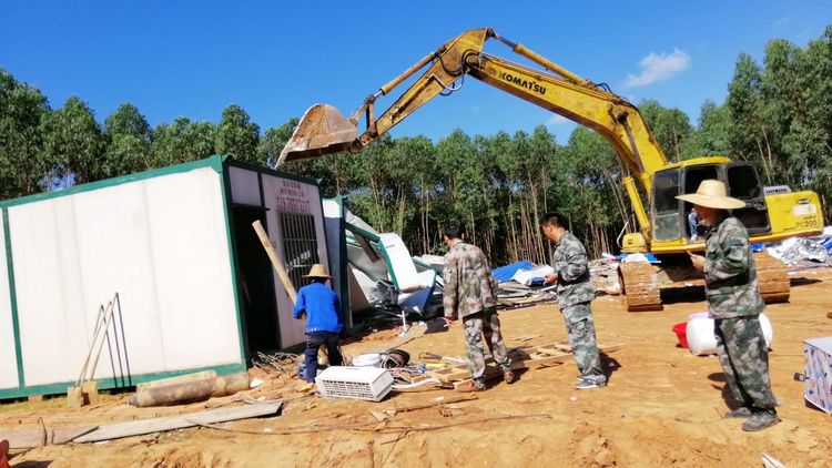 儋州市利劍行動重拳打擊非法洗沙場(圖25) 儋州市利劍行動重拳打擊非法洗沙場(圖25)