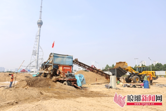 山東臨沂:清洗陽光沙灘,濱河景觀將大變樣(圖2) 山東臨沂:清洗陽光沙灘,濱河景觀將大變樣(圖2)