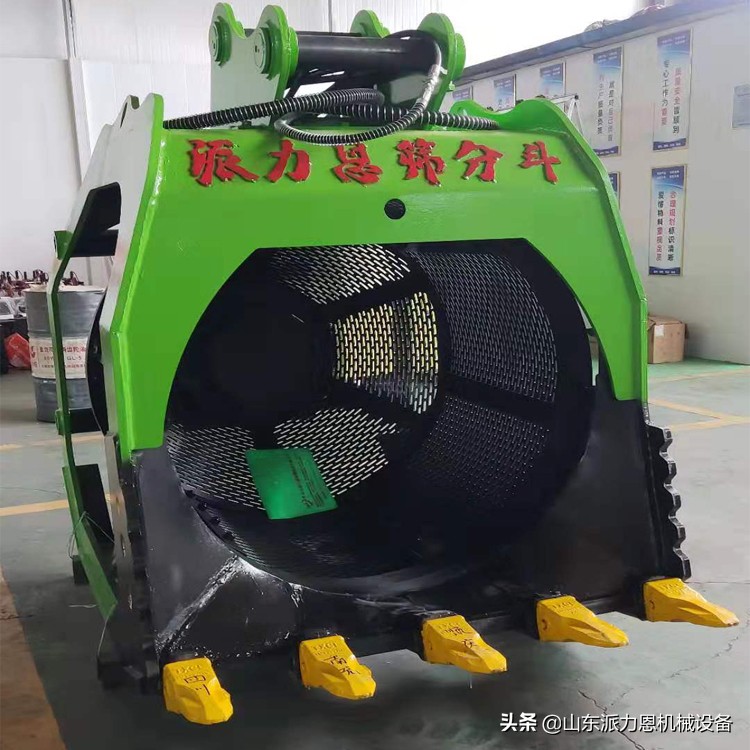挖機轉筒式篩分斗360度旋轉篩分斗洗沙篩沙設備(圖1) 挖機轉筒式篩分斗360度旋轉篩分斗洗沙篩沙設備(圖1)