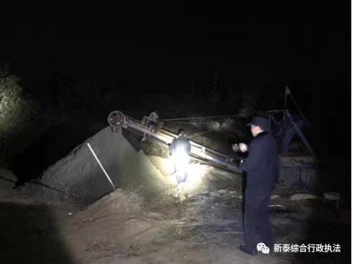 泰安有人非法采砂、挖沙，抓了！(圖4)