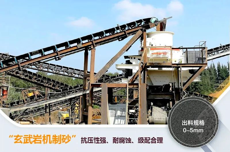 玄武巖石子加工成砂生產線配置方案(圖7)