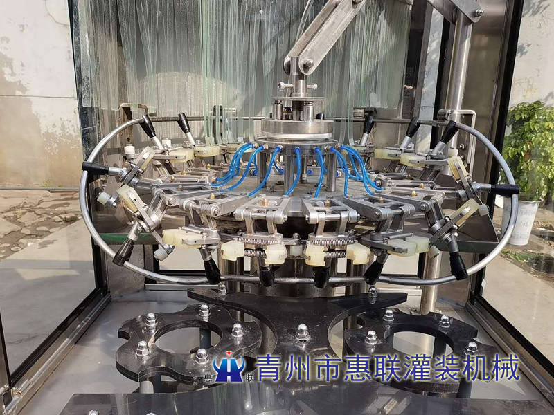 翻轉式洗瓶機對夾式洗瓶機的使用很簡單全自動洗瓶一鍵搞定(圖1)