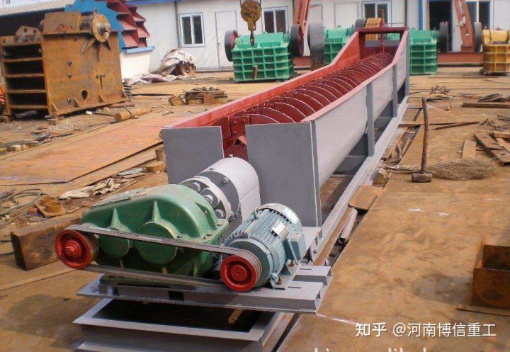 螺旋洗砂機(螺旋洗石機)工作過程以及安裝方法(圖2) 螺旋洗砂機(螺旋洗石機)工作過程以及安裝方法(圖2)