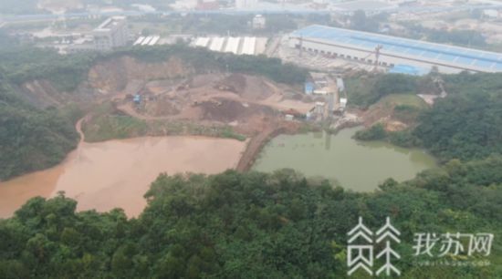 鎮江丹徒暗藏非法洗砂場廢水竟被偷排上山(圖9)
