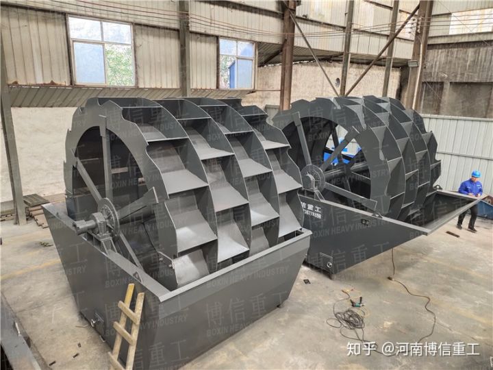 大型四槽輪斗洗沙機的安裝調試操作注意事項(圖1) 大型四槽輪斗洗沙機的安裝調試操作注意事項(圖1)