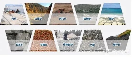 河砂、機制砂、水洗砂、再生骨料、尾礦制砂有何差別?(圖1) 河砂、機制砂、水洗砂、再生骨料、尾礦制砂有何差別?(圖1)