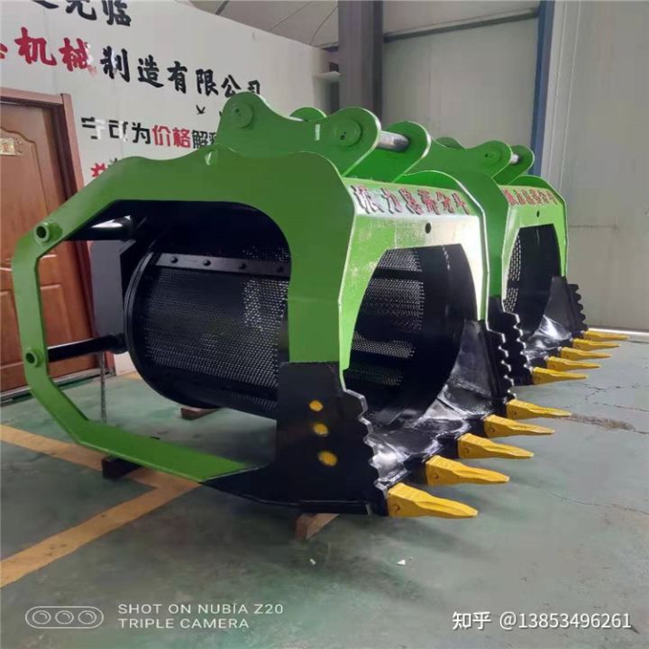 河道洗沙挖掘機篩分斗源頭廠家(圖1) 河道洗沙挖掘機篩分斗源頭廠家(圖1)